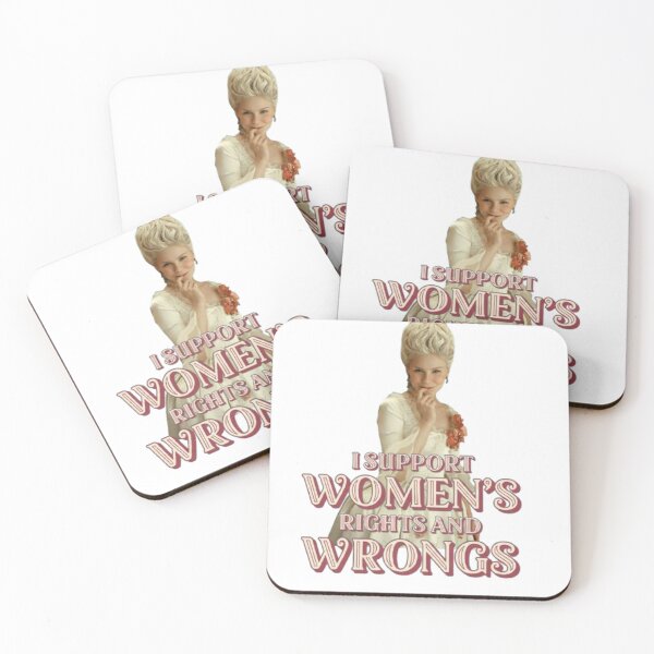 Item preview, I support women rights and wrongs designed and sold by ShowgirlStudio.