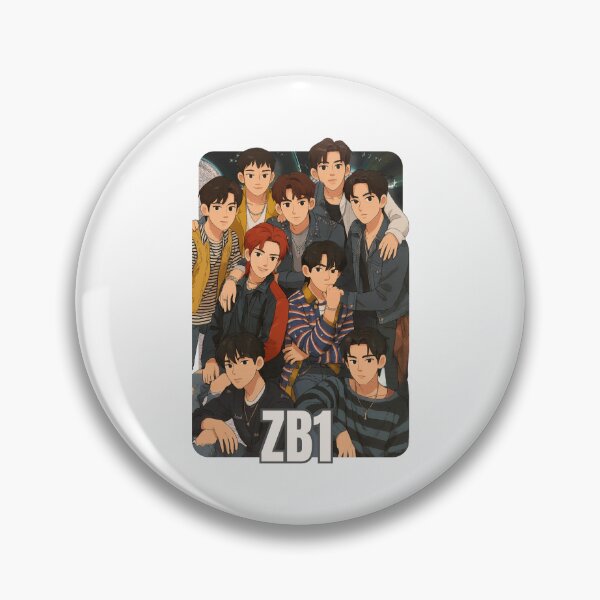 Item preview, Zero Base One Zb1 Name Cartoon illustration Collage K-pop Group designed and sold by AJUNICE STUDIO.