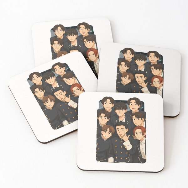 Item preview, Ateez Cartoon illustration Collage K-pop Group designed and sold by AJUNICE STUDIO.