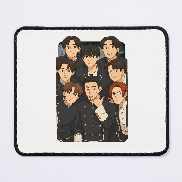 Item preview, Ateez Cartoon illustration Collage K-pop Group designed and sold by AJUNICE STUDIO.