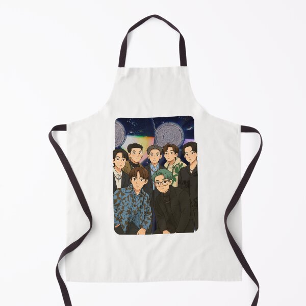 Item preview, BTS Cartoon illustration Collage K-pop Group designed and sold by AJUNICE STUDIO.