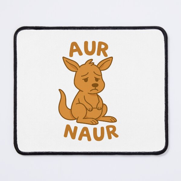 Item preview, Aur Naur Kangaroo Meme | Funny Aussie Slang Sad Cartoon Design designed and sold by KimmiesColors.
