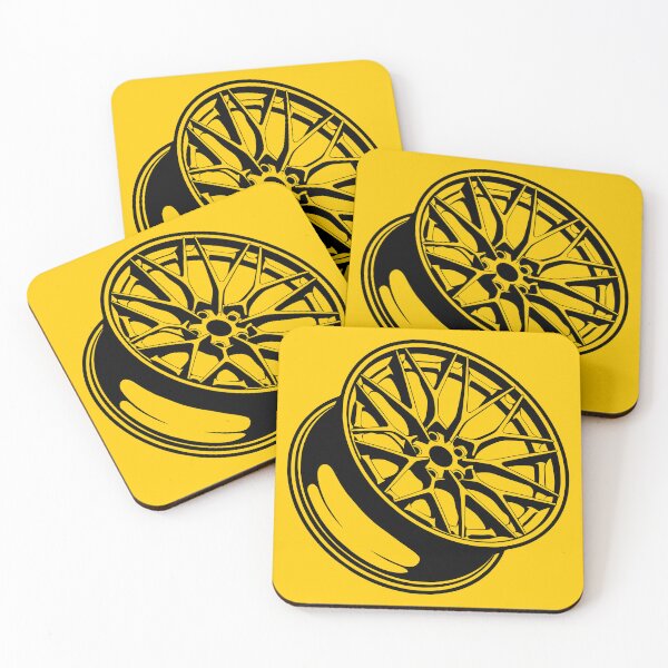 Item preview, WHEELS/RIMS (#FFCC00) designed and sold by Marlon Oseguera.