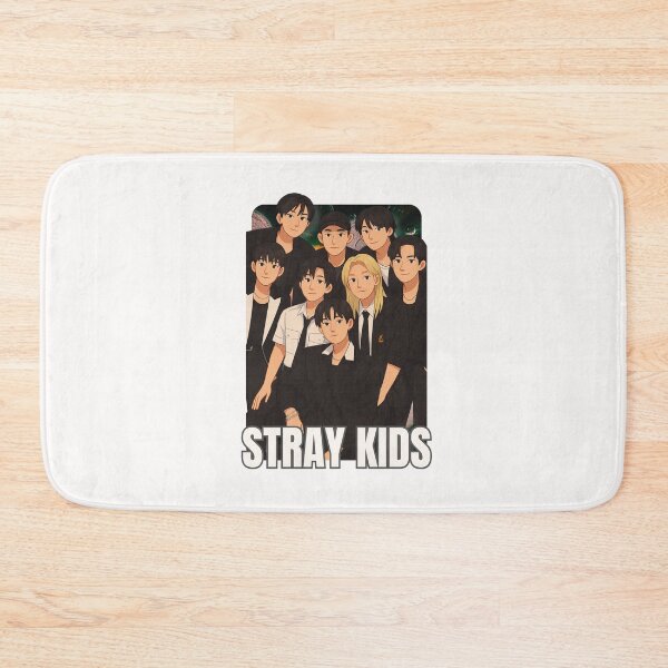 Item preview, Stray Kids Name Cartoon illustration Collage K-pop Group designed and sold by AJUNICE STUDIO.