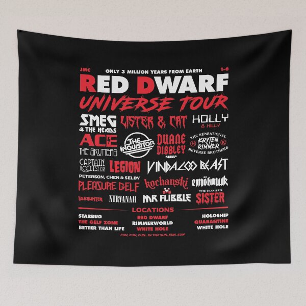 Item preview, Red Dwarf Universe Tour Music Festival Parody designed and sold by therocketman.