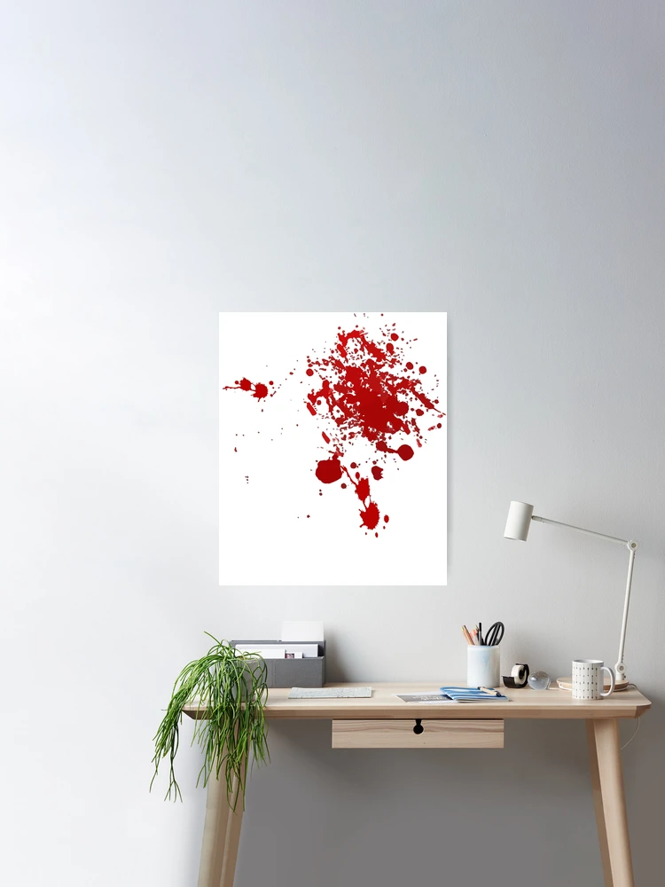 Bloody Good Fake Blood Splatter Art Board Print for Sale by nerdchild