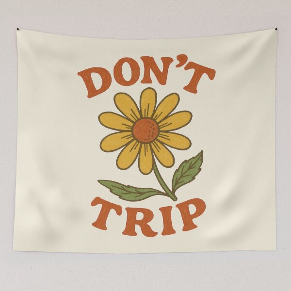 Item preview, ’70s Inspired Don’t Trip Flower designed and sold by SHHCreations.
