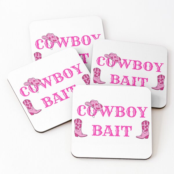Item preview, Cowboy Bait Pink Western Cowgirl Design | Country Rodeo Aesthetic Clothing & Accessories designed and sold by KimmiesColors.