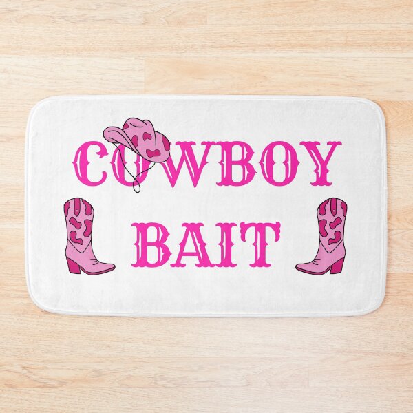 Item preview, Cowboy Bait Pink Western Cowgirl Design | Country Rodeo Aesthetic Clothing & Accessories designed and sold by KimmiesColors.