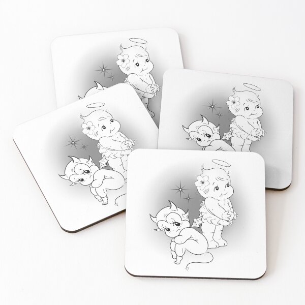 Item preview, Angel and Devil Kewpie Design designed and sold by ChantelleRoseC.