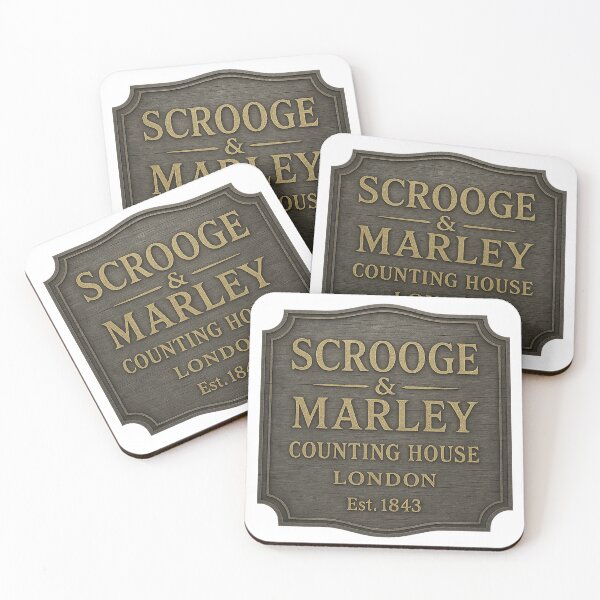 Item preview, SCROOGE AND MARLEY SIGN designed and sold by GOOSEWHISPERER .
