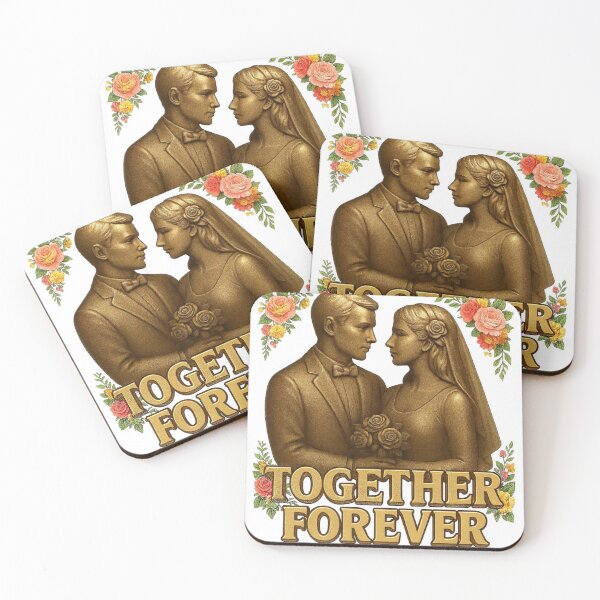 Item preview, Together Forever – Romantic Wedding Couple Design designed and sold by GogoVibes.