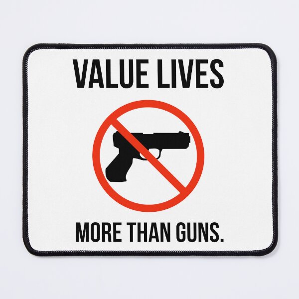 Item preview, Value lives more than guns. designed and sold by Rachel the Artist .