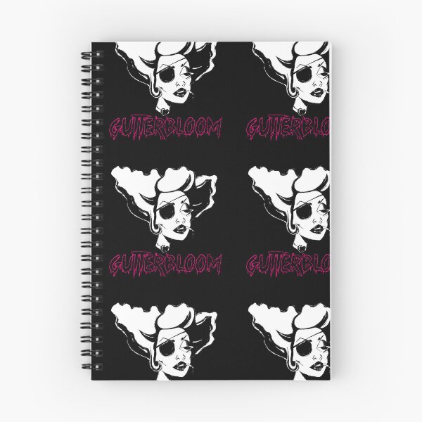 Item preview, Black White Pink Punk Rock Lady Head designed and sold by GutterBloom.