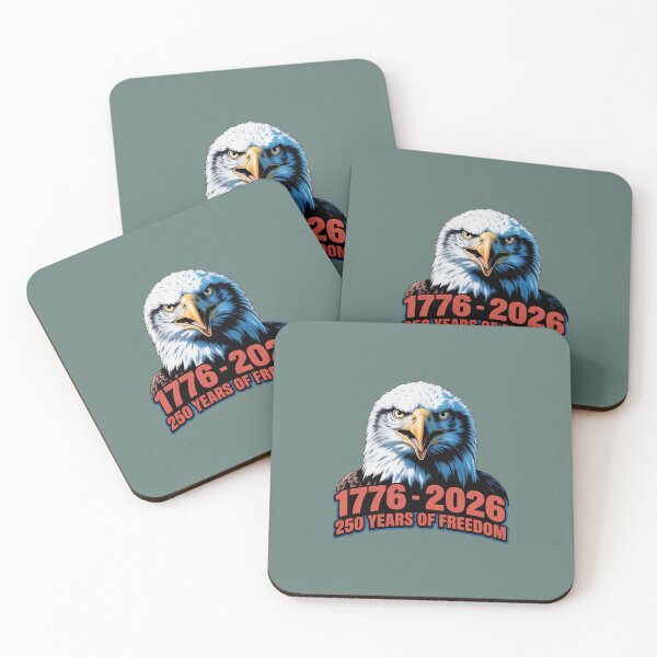 Item preview, 1776–2026 – Eagle Head Patriotic Freedom Anniversary designed and sold by HolisticFurArt.
