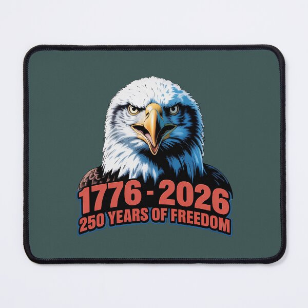 Item preview, 1776–2026 – Eagle Head Patriotic Freedom Anniversary designed and sold by HolisticFurArt.