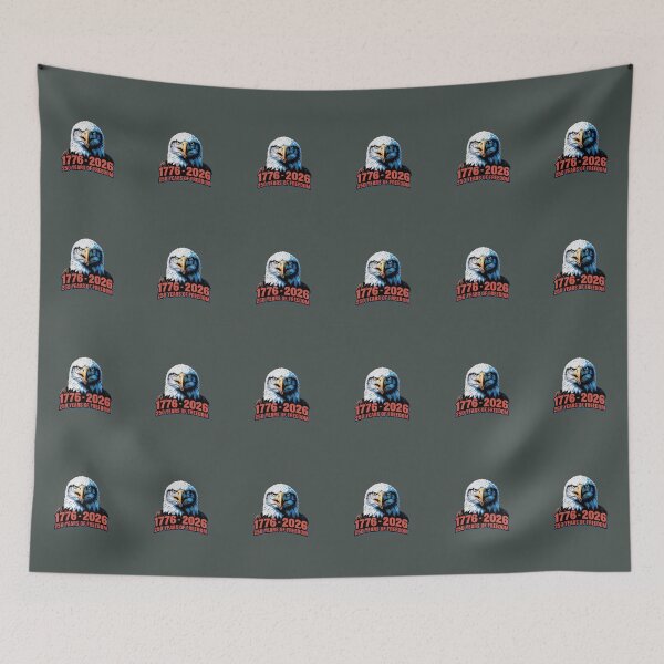 Item preview, 1776–2026 – Eagle Head Patriotic Freedom Anniversary designed and sold by HolisticFurArt.