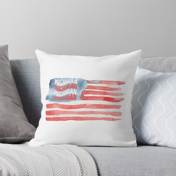 Item preview, Michigan American Flag designed and sold by thepizzafan910.