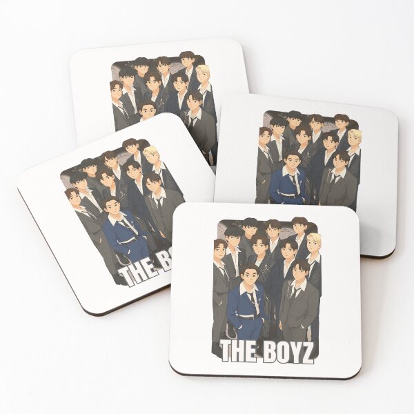 Item preview, THE BOYZ Name Cartoon illustration Collage K-pop Group designed and sold by AJUNICE STUDIO.