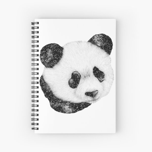 Cosmic Panda Spiral Notebook