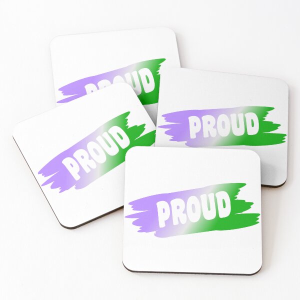 Item preview, Proud Paint Pride Flag Genderqueer designed and sold by HarveyHandcraftsandDesigns.