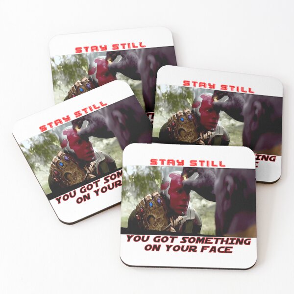 Item preview, Stay Still Thanos You Got Something On Your Face Meme designed and sold by KennethCrawfo.