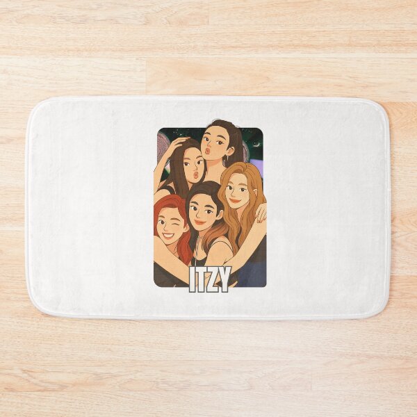 Item preview, ITZY Name Cartoon illustration Collage K-pop Group designed and sold by AJUNICE STUDIO.