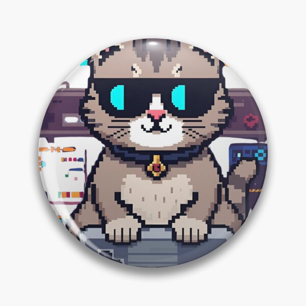 Item preview, Retro Gamer Cat designed and sold by 1PrintSpark.