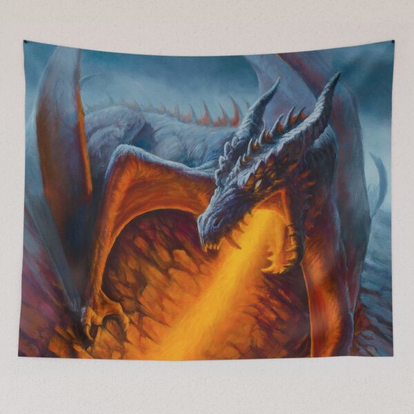 Item preview, Fire Fight - Dragon Battle designed and sold by BrittMartinArt.