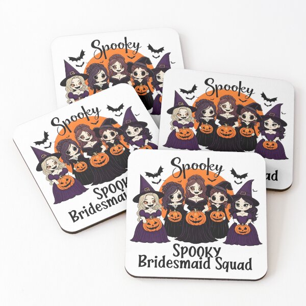 Item preview, halloween bridesmaid Spooky Squad designed and sold by Uglyandcute.