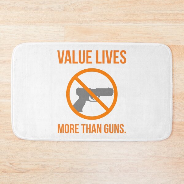 Item preview, Value lives more than guns.  designed and sold by Rachel the Artist .
