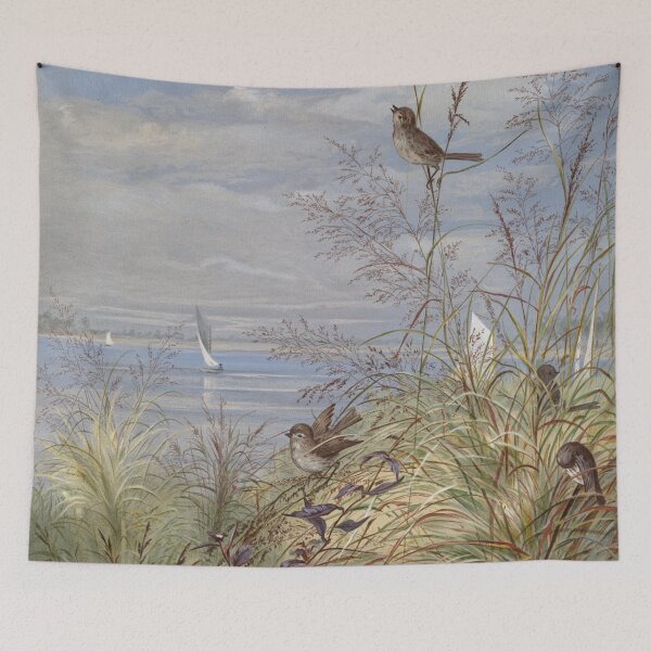 Item preview, Vintage September Landscape by Fidelia Bridges designed and sold by PureVintageLove.