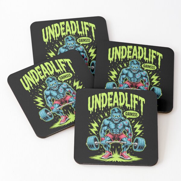Item preview, Zombie Weightlifting Deadlift Halloween Humor designed and sold by Parkerzz.