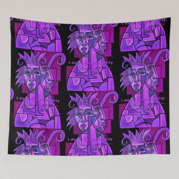 Item preview, I dwell in possibility by Emily Dickinson in pink designed and sold by Sarah Curtiss.