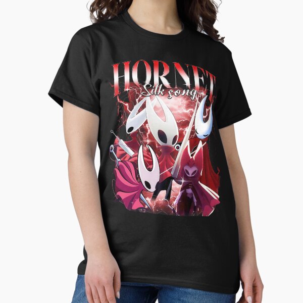 Hollow Knight Silksong - Camiseta Unisex Informal De Manga Corta Con Cuello Redondo, Azul Marino, XS