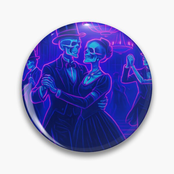 Item preview, Eternal Waltz – Neon Skeleton Ballroom Dance designed and sold by JWsNeonHorizons.