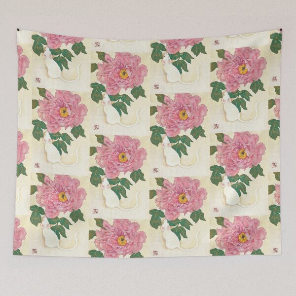 Item preview, Nezumito-Botan: The Little Mouse and the Peony designed and sold by nakaitomoko.