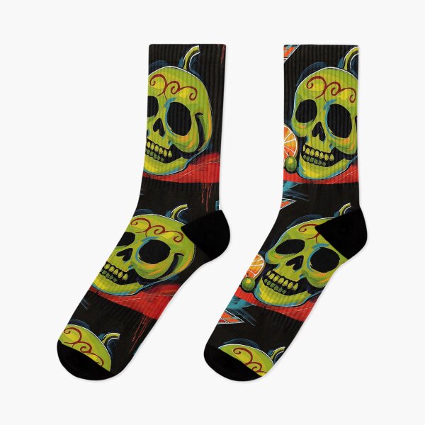 Item preview, Bring Energy and Intrigue  to Halloween with a Bold Red Cocktail Glass and a Stylized Skull designed and sold by OlfactoART Studio.