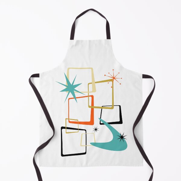Item preview, Retro Atomic Stars Boomerang Squares Mid-century designed and sold by Orchard Berry.