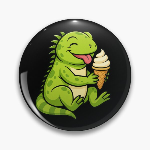 Item preview, Cute Iguana Ice Cream Lover Zoo Kawaii Boys Girls Kids designed and sold by rafaeltto.
