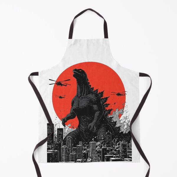 Item preview, Godzilla Rising Over Tokyo Skyline designed and sold by Woo's Crazy Shop.
