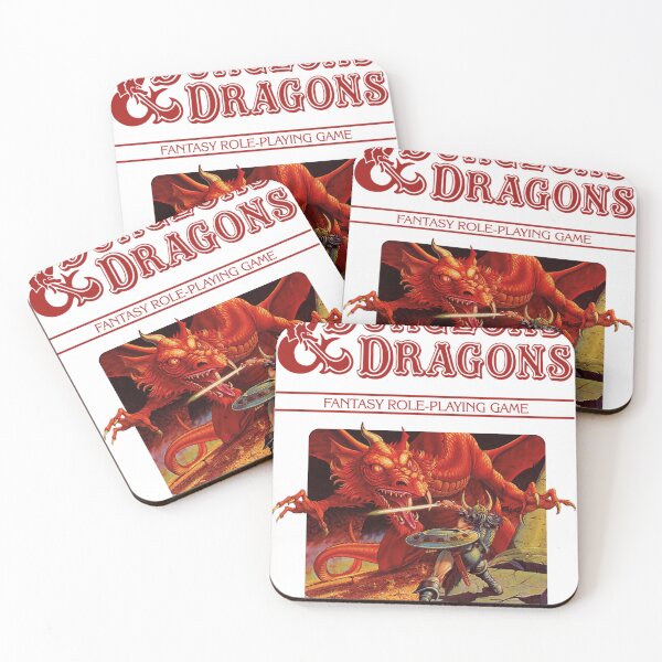 Item preview, Dungeons Dragons Base Set Red Logo designed and sold by RebeccaWeaver6.