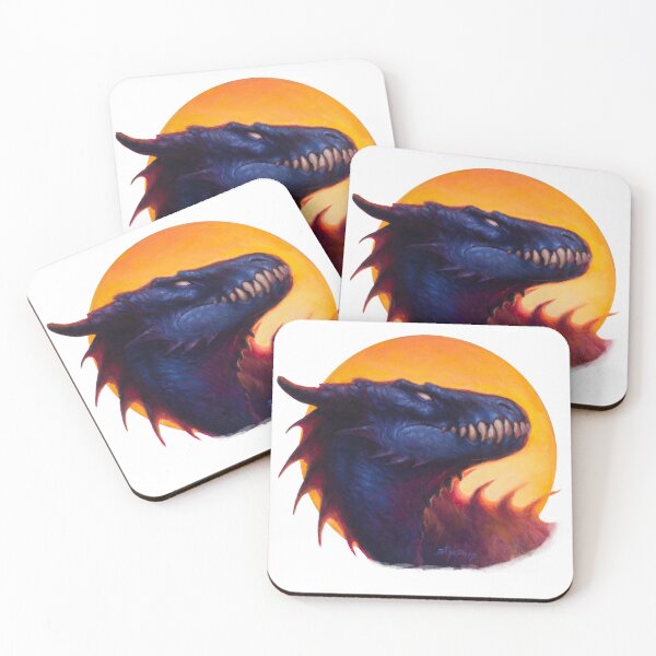 Item preview, Dragon Sunset 3 designed and sold by BrittMartinArt.