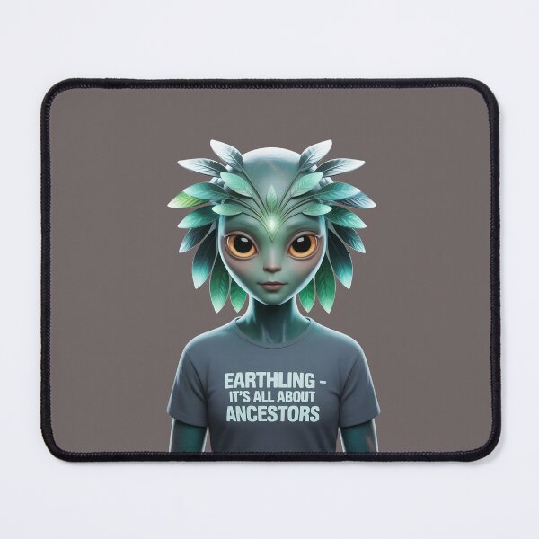 Item preview, Earthling • Cosmic Ancestors • Positive Vibes Design designed and sold by HolisticFurArt.