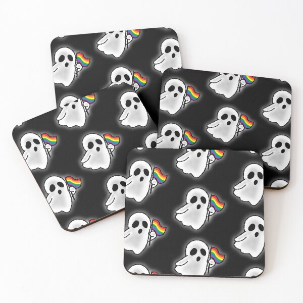 Item preview, Pride Ghosts - Rainbow Flag designed and sold by GhostArtistArt.