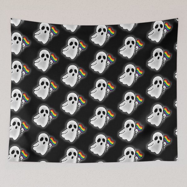 Item preview, Pride Ghosts - Rainbow Flag designed and sold by GhostArtistArt.