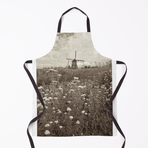 Item preview, Flowers by the Windmill, B & W designed and sold by Andrew Felton.