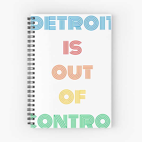 Item preview, Detroit Is Out Of Control – Retro Color Typography designed and sold by avae0x8bn.