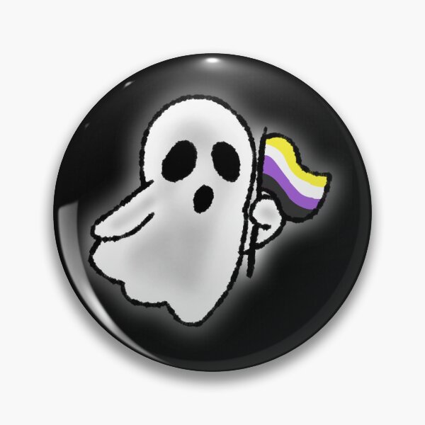 Item preview, Pride Ghosts - Non-binary Flag  designed and sold by GhostArtistArt.