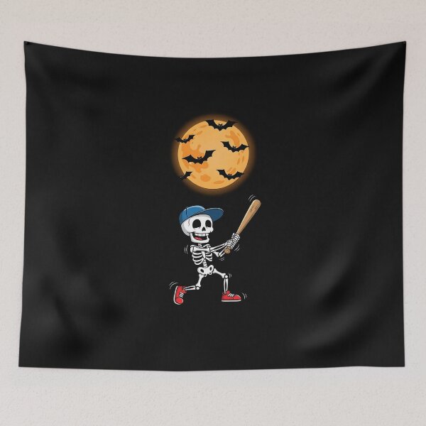 Item preview, Baseball Skeleton Halloween Men Boys Baseball Halloween  designed and sold by facegm.